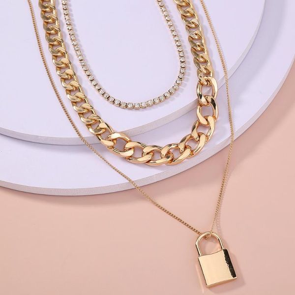 multi-layer cross gold necklace for women's punk 2021 fashion vocabulary jewelry party gift chains, Silver
multi-layer cross gold necklace for women's punk 2021 fashion vocabulary jewelry party gift chains, Silver
