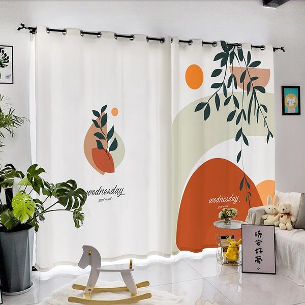 curtain & drapes blackout simple nordic style bedroom cute plant leaf pattern living room rideau salon home decoration di50cl
curtain & drapes blackout simple nordic style bedroom cute plant leaf pattern living room rideau salon home decoration di50cl