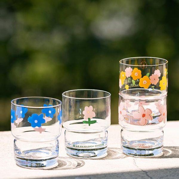 wine glasses 300ml cute flower glass cup summer juice drink cups home party woman cocktail water creative gift
wine glasses 300ml cute flower glass cup summer juice drink cups home party woman cocktail water creative gift