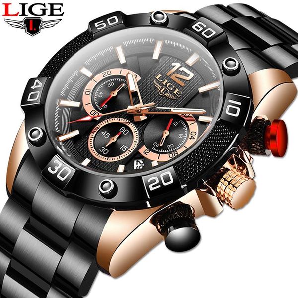 wristwatches 2021lige sport chronograph watches men fashion waterproof analogue quartz watch clock relogio masculino, Slivery;brown
wristwatches 2021lige sport chronograph watches men fashion waterproof analogue quartz watch clock relogio masculino, Slivery;brown