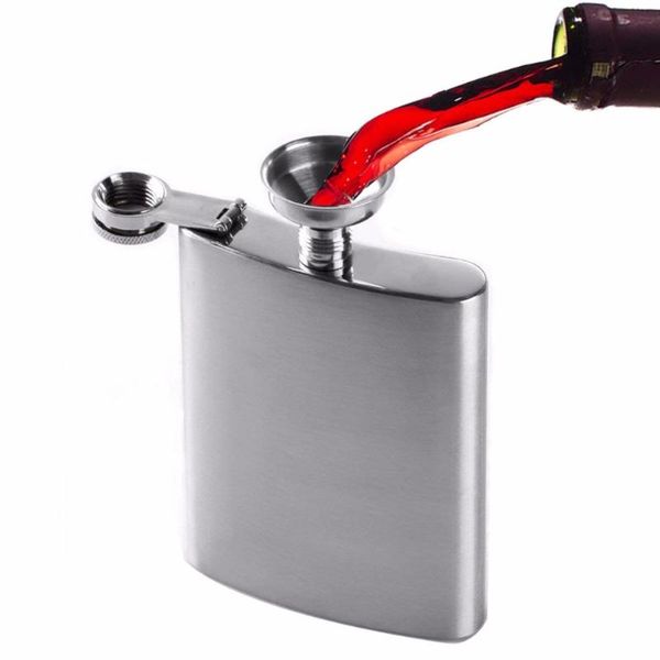 hip flasks portable 8 oz stainless liquor flask flagon wine pot whiskey silver (silver)
hip flasks portable 8 oz stainless liquor flask flagon wine pot whiskey silver (silver)