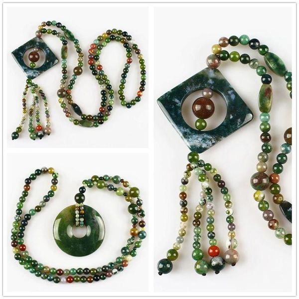 pendant necklaces (1 piece/lot) fashion india semi-precious stone circle beaded necklace 26", Silver
pendant necklaces (1 piece/lot) fashion india semi-precious stone circle beaded necklace 26", Silver