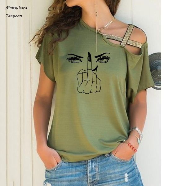 women's t-shirt fashion summer eyes girl print t shirt women casual short sleeves tees cool woman middle dactyl femme t-shirts, White
women's t-shirt fashion summer eyes girl print t shirt women casual short sleeves tees cool woman middle dactyl femme t-shirts, White