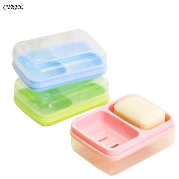 1pcs travel drain double grid soap box plastic waterproof body with cover bathroom accessories 3color c570 dishes
1pcs travel drain double grid soap box plastic waterproof body with cover bathroom accessories 3color c570 dishes