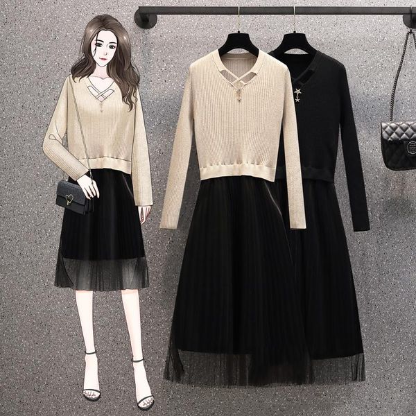 casual dresses black knitted midi long sleeved plus large size oversize korean fashion kawaii women's elegant autumn 2021 clothing, Black;gray
casual dresses black knitted midi long sleeved plus large size oversize korean fashion kawaii women's elegant autumn 2021 clothing, Black;gray