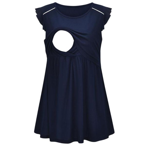 maternity dresses 2021 european and american fashion multifunctional solid color sleeveless ruffled mother nursing top, White
maternity dresses 2021 european and american fashion multifunctional solid color sleeveless ruffled mother nursing top, White