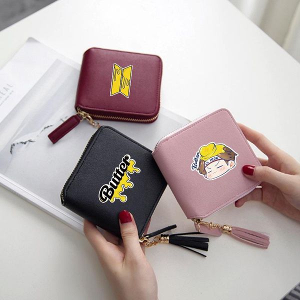 wallets butter pattern purse with tassel zipper coin small change bag cartoon wallet trendy credit business card holder, Red;black
wallets butter pattern purse with tassel zipper coin small change bag cartoon wallet trendy credit business card holder, Red;black