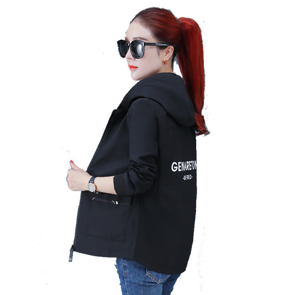 women's jackets 2021 women short jacket large size coat spring / autumn hooded leisure fashionable female clothing 1512, Black;brown
women's jackets 2021 women short jacket large size coat spring / autumn hooded leisure fashionable female clothing 1512, Black;brown