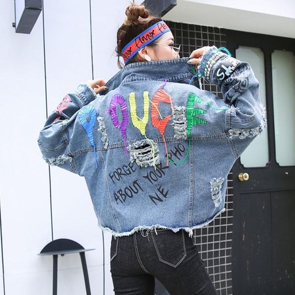 women's jackets 2021 spring short denim jacket women rivet hip hop jeans coat streetwear outwear femme graffiti bomber n59, Black;brown
women's jackets 2021 spring short denim jacket women rivet hip hop jeans coat streetwear outwear femme graffiti bomber n59, Black;brown