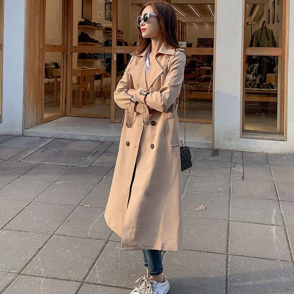 women's trench coats fashion loose coat women casual beige long jacket thicken chamarras mujer korean party clothing autumn mm60wfy, Tan;black
women's trench coats fashion loose coat women casual beige long jacket thicken chamarras mujer korean party clothing autumn mm60wfy, Tan;black