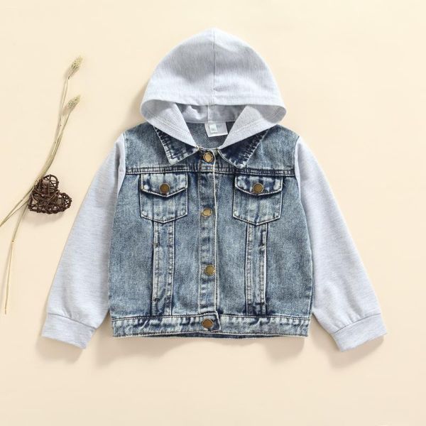 jackets kids autumn winter jacket splicing hooded long sleeve button-open casual patchwork coat baby girls boys 2-7 years, Blue;gray
jackets kids autumn winter jacket splicing hooded long sleeve button-open casual patchwork coat baby girls boys 2-7 years, Blue;gray