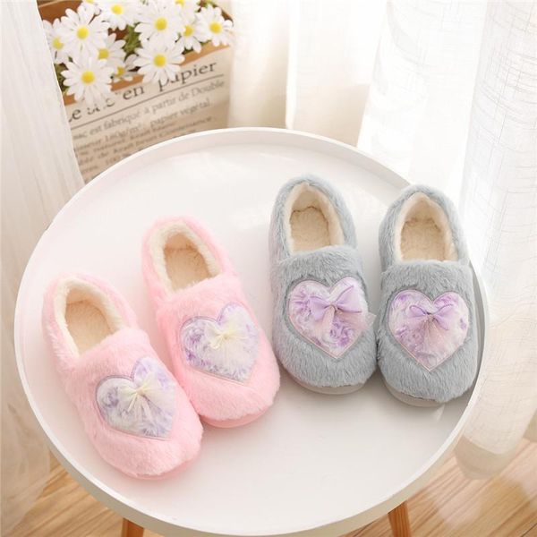 slippers winter warm home women cute heart-shaped slides ladies thicken plush fashion bow-knot shoes indoor soft bottom, Black
slippers winter warm home women cute heart-shaped slides ladies thicken plush fashion bow-knot shoes indoor soft bottom, Black