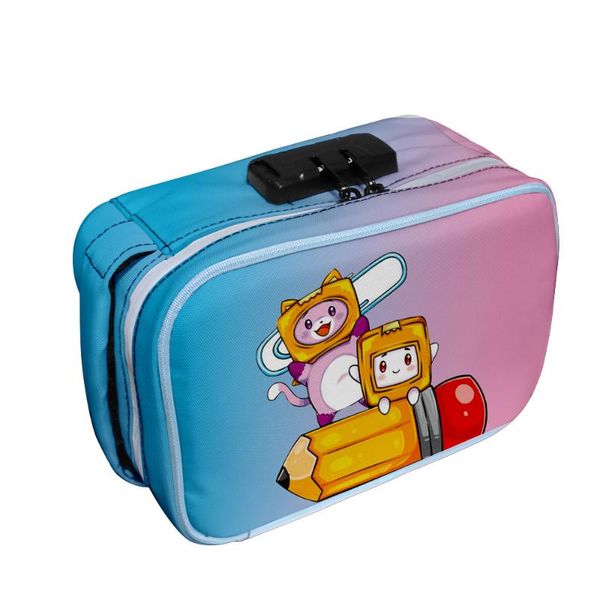 cosmetic bags & cases lankybox cartoon 3d printing portable storage carrying stratification password lock zipper box women makeup organizer
cosmetic bags & cases lankybox cartoon 3d printing portable storage carrying stratification password lock zipper box women makeup organizer