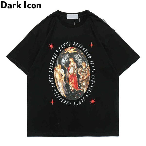 printed o-neck t-shirt men women summer short sleeved streetwear men's tshirts cotton tee male 210603, White;black
printed o-neck t-shirt men women summer short sleeved streetwear men's tshirts cotton tee male 210603, White;black