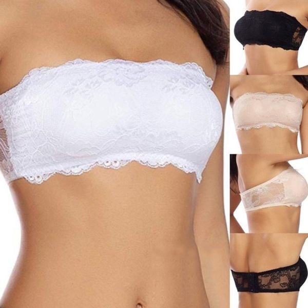 bustiers & corsets 1pcs women's lace floral bralet bra strapless seamless bandeau crop bralette tube lingeri underwear, Black;white
bustiers & corsets 1pcs women's lace floral bralet bra strapless seamless bandeau crop bralette tube lingeri underwear, Black;white