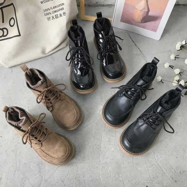 dress shoes korean version of boots ins trend big toe short warm women's, Black
dress shoes korean version of boots ins trend big toe short warm women's, Black