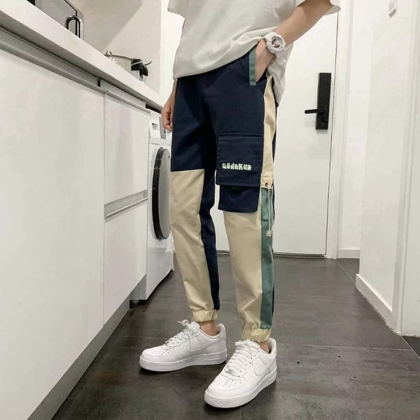 male harajuku fashion trousers ribbons harem joggers men cargo pants streetwear 2021 hip hop casual pockets track men's, Black
male harajuku fashion trousers ribbons harem joggers men cargo pants streetwear 2021 hip hop casual pockets track men's, Black