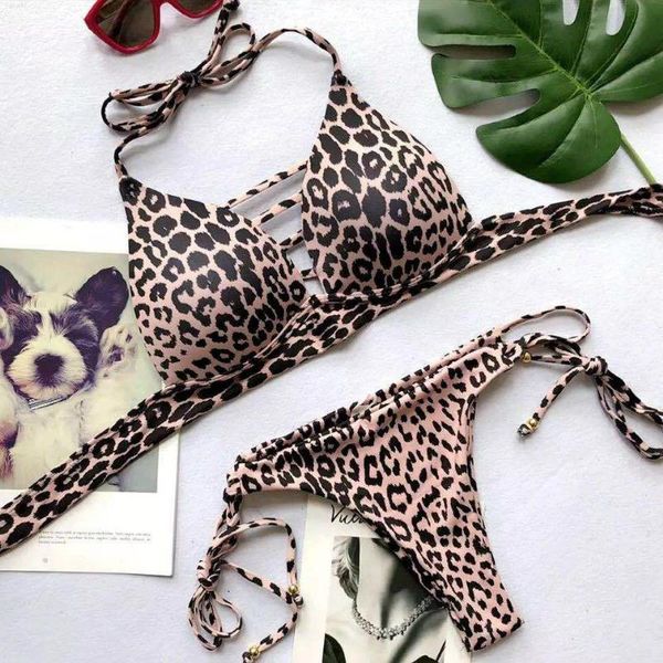 leopard bikini swimsuit swimwear women push up biquini halter 2021 bikinis set bathing suit female string lace beachwear women's, White;black
leopard bikini swimsuit swimwear women push up biquini halter 2021 bikinis set bathing suit female string lace beachwear women's, White;black