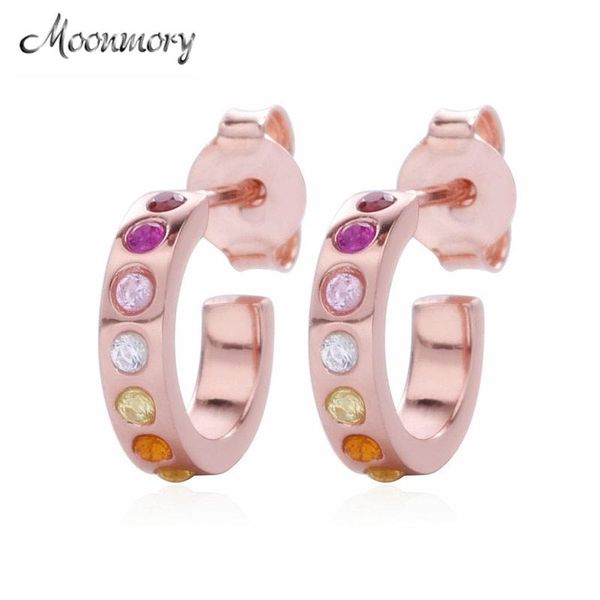 moonmory fashion jewelry 925 sterling silver rose gold raimnow colorful zircon cz hoops circle huggies women luxury hoop & huggie, Golden;silver
moonmory fashion jewelry 925 sterling silver rose gold raimnow colorful zircon cz hoops circle huggies women luxury hoop & huggie, Golden;silver