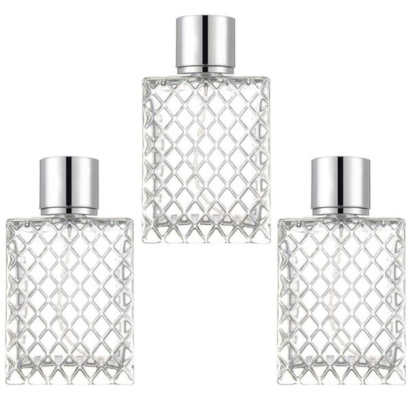 3pcs 100ml square flat bottles glass empty spray bottle atomizer for perfume storage & jars
3pcs 100ml square flat bottles glass empty spray bottle atomizer for perfume storage & jars