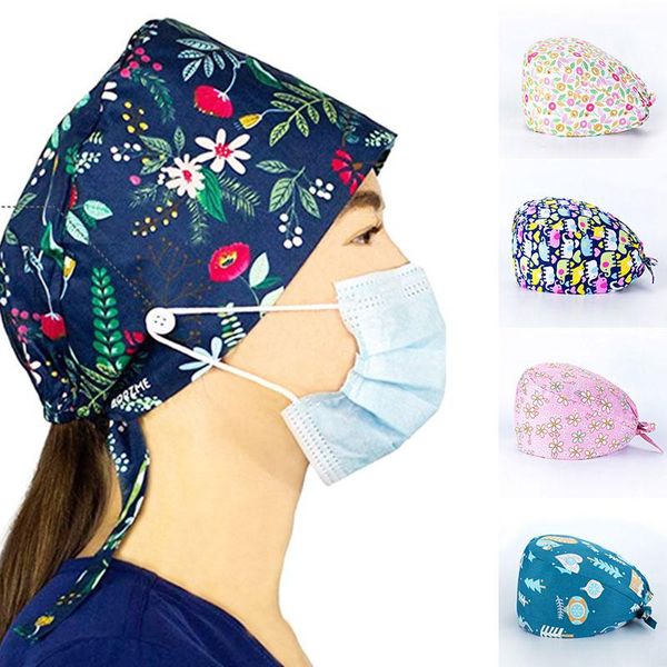 beanie/skull caps 2021 women scrub hat surgicals cap floral bouffant fashion multicolor adjustable bandage turban, Blue;gray
beanie/skull caps 2021 women scrub hat surgicals cap floral bouffant fashion multicolor adjustable bandage turban, Blue;gray