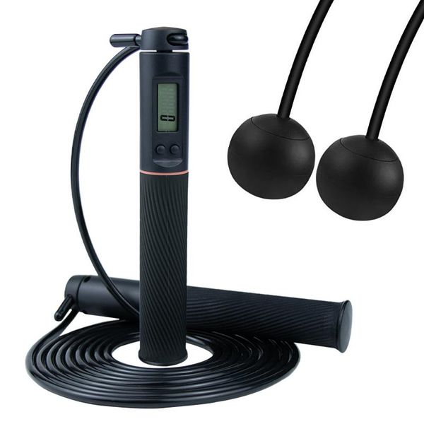 jump ropes adjustable rope with digital counter cordless skipping weighted handle calorie count fitness for weight loss exercise
jump ropes adjustable rope with digital counter cordless skipping weighted handle calorie count fitness for weight loss exercise