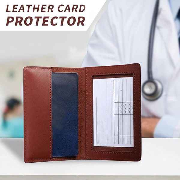 card holders vaccination certificate multifunctional leather protective cover id holder driver license credential, Brown;gray
card holders vaccination certificate multifunctional leather protective cover id holder driver license credential, Brown;gray