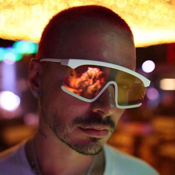 arrival futuristic sunglasses women men recquare shades for oversized festival trendy oculos de sol masculino, White;black
arrival futuristic sunglasses women men recquare shades for oversized festival trendy oculos de sol masculino, White;black