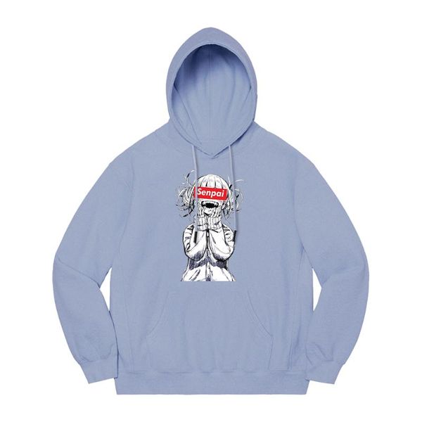 men's hoodies & sweatshirts japan anime my hero academia sweatshirt men women harajuku bakugou katsuki pullover fleece warm 100% cotton, Black