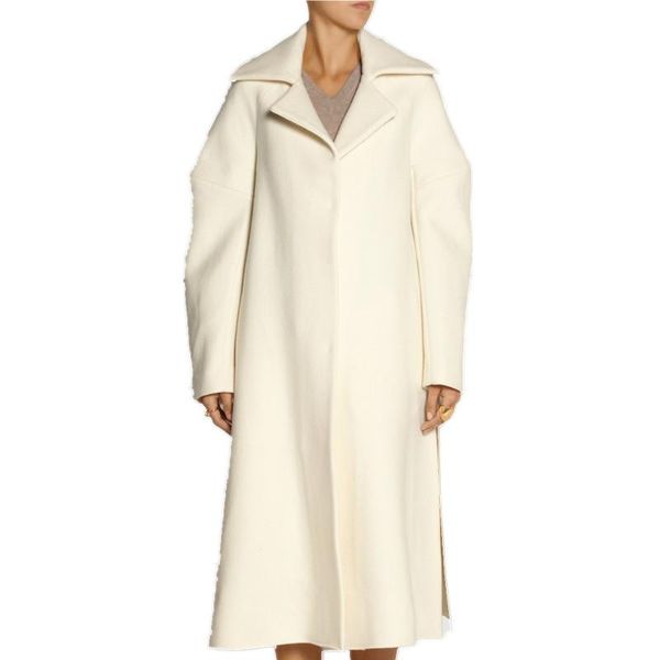 women's wool & blends oversize woolen cloak long section solid color warm loose thicken women autumn winter coat, Black
women's wool & blends oversize woolen cloak long section solid color warm loose thicken women autumn winter coat, Black