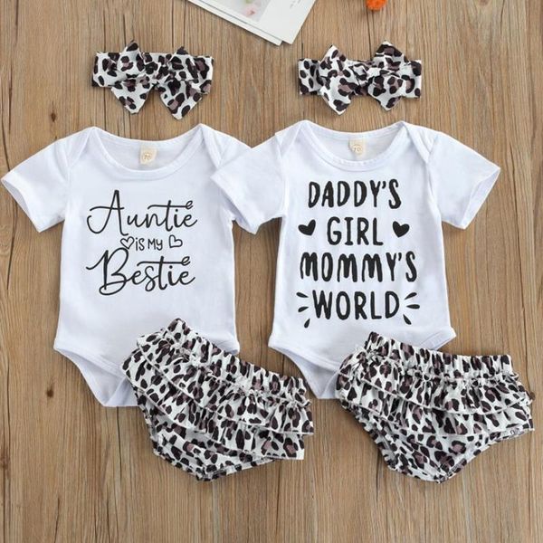 baby girls 3pcs summer outfits short sleeve letter print romper leopard bloomers headband set stylish rompers bodysuit clothing sets, White
baby girls 3pcs summer outfits short sleeve letter print romper leopard bloomers headband set stylish rompers bodysuit clothing sets, White
