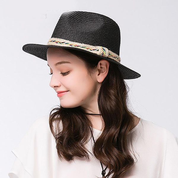 stingy brim hats 2021 fashion toquilla straw wide women panama beach sun hat for elegant lady summer floppy chapeu feminino fedora sunbonnet, Blue;gray
stingy brim hats 2021 fashion toquilla straw wide women panama beach sun hat for elegant lady summer floppy chapeu feminino fedora sunbonnet, Blue;gray