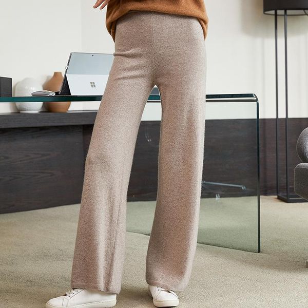 women 100% cashmere and wool pants autumn winter soft waxy comfortable high-waist knitted female 6 color wide leg women's & capris, Black;white
women 100% cashmere and wool pants autumn winter soft waxy comfortable high-waist knitted female 6 color wide leg women's & capris, Black;white