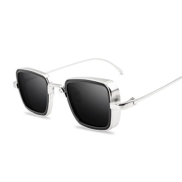sunglasses steampunk men women brand designer vintage square metal frame sun glasses male female fashion, White;black
sunglasses steampunk men women brand designer vintage square metal frame sun glasses male female fashion, White;black