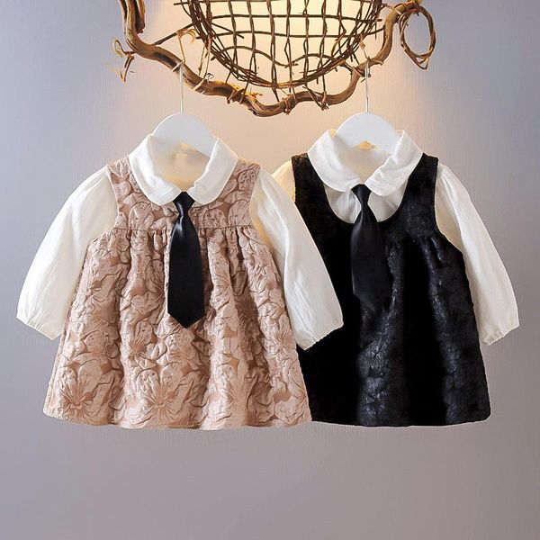 girl's dresses menoea baby girls 2021 fashion casual long sleeve princess dress tie white t-shirt suit infant clothing toddler clothes, Red;yellow
girl's dresses menoea baby girls 2021 fashion casual long sleeve princess dress tie white t-shirt suit infant clothing toddler clothes, Red;yellow