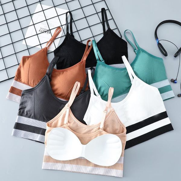 arrival women sports bra high elastic breathablecrop shockproof padded yoga sling vest fitness workout bralette outfit
arrival women sports bra high elastic breathablecrop shockproof padded yoga sling vest fitness workout bralette outfit