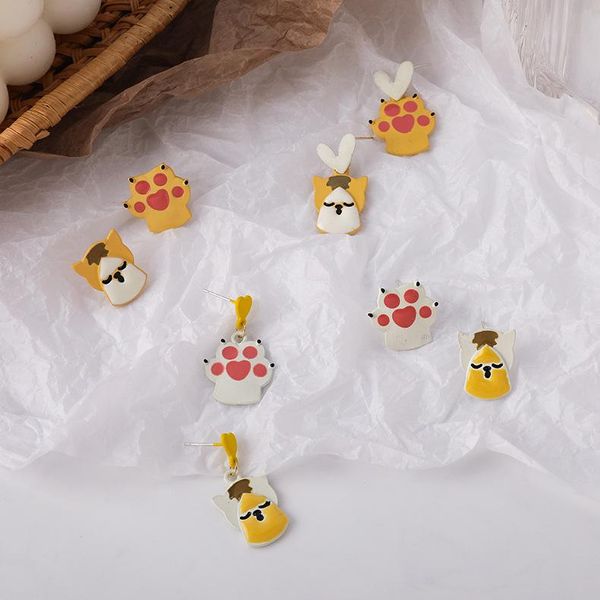 stud fashion metal cat asymmetric earrings women's fun party accessories, Golden;silver
stud fashion metal cat asymmetric earrings women's fun party accessories, Golden;silver