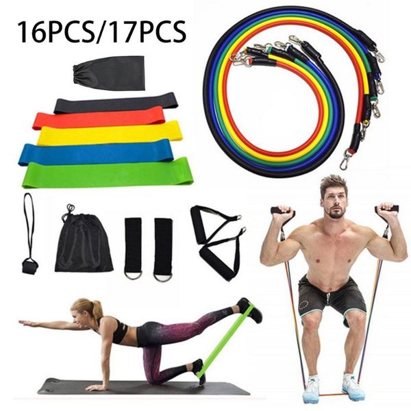 16pcs resistance bands pull rope sport set expander yoga exercise fitness rubber tubes band stretch training home gyms elastic
16pcs resistance bands pull rope sport set expander yoga exercise fitness rubber tubes band stretch training home gyms elastic