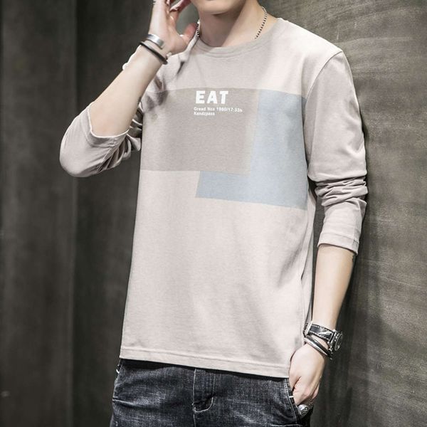 long sleeve t shirts 2021 new brand fashion spring and autumn loose bottomed shirt men's multi style, White;black
long sleeve t shirts 2021 new brand fashion spring and autumn loose bottomed shirt men's multi style, White;black