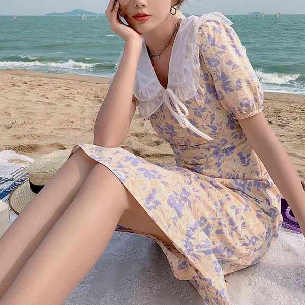 summer chiffon small fresh silk floral v-neck short sleeve dress green puff sleeve french slim midi dress for women 210522, Black;gray
summer chiffon small fresh silk floral v-neck short sleeve dress green puff sleeve french slim midi dress for women 210522, Black;gray