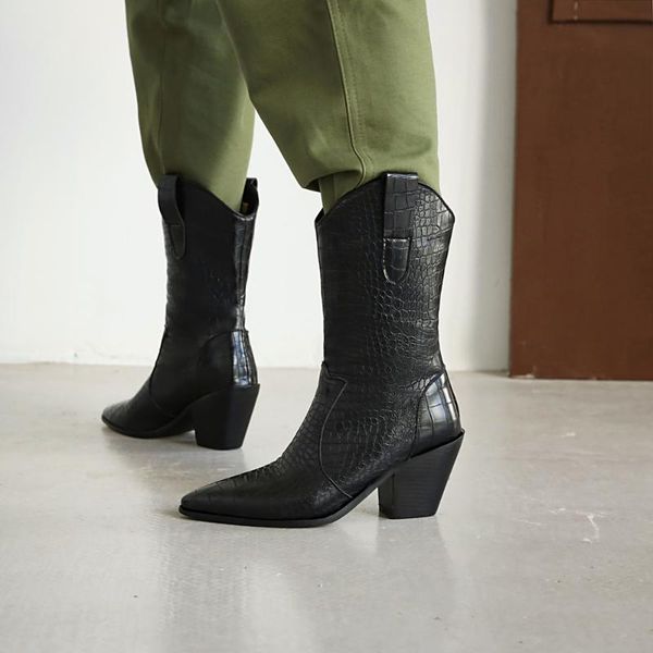 boots arrival winter women shoes mid-calf fashion western female snow size 34-48, Black
boots arrival winter women shoes mid-calf fashion western female snow size 34-48, Black