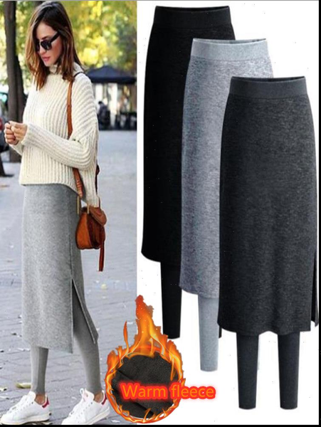 fashion slim fit spring women skirt autumn plus size winter warm fleece long leggings, Black
fashion slim fit spring women skirt autumn plus size winter warm fleece long leggings, Black