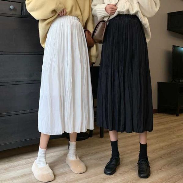 skirts women draped rib pleated elastic waist long female autumn ladies midi skirt saia hcoq, Black
skirts women draped rib pleated elastic waist long female autumn ladies midi skirt saia hcoq, Black