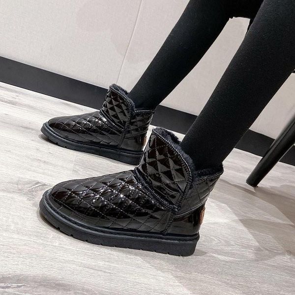 boots women non-slip winter keep warm ankle snow fashion set of feet thick bottom soft walking, Black
boots women non-slip winter keep warm ankle snow fashion set of feet thick bottom soft walking, Black