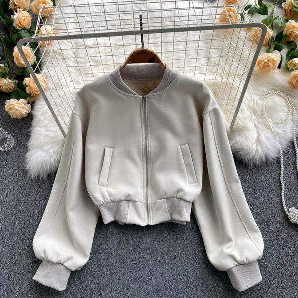 women's jackets 2022 spring o-neck long sleeve loose causal thicken women jacket coat, Black;brown
women's jackets 2022 spring o-neck long sleeve loose causal thicken women jacket coat, Black;brown