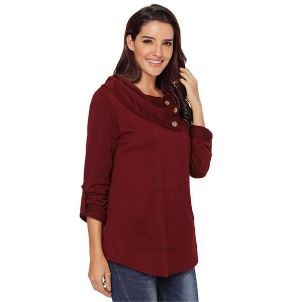 women's hoodies & sweatshirts women autumn long sleeve female loose casual cowl neck sweatshirt ladies front pocket outwear pullovers 6, Black
women's hoodies & sweatshirts women autumn long sleeve female loose casual cowl neck sweatshirt ladies front pocket outwear pullovers 6, Black