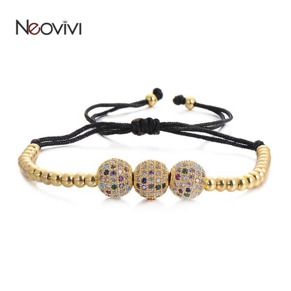charm bracelets neovivi three multi zircon ball bead brass round braiding macrame bracelets&bangles handmade adjustable jewelry, Golden;silver
charm bracelets neovivi three multi zircon ball bead brass round braiding macrame bracelets&bangles handmade adjustable jewelry, Golden;silver