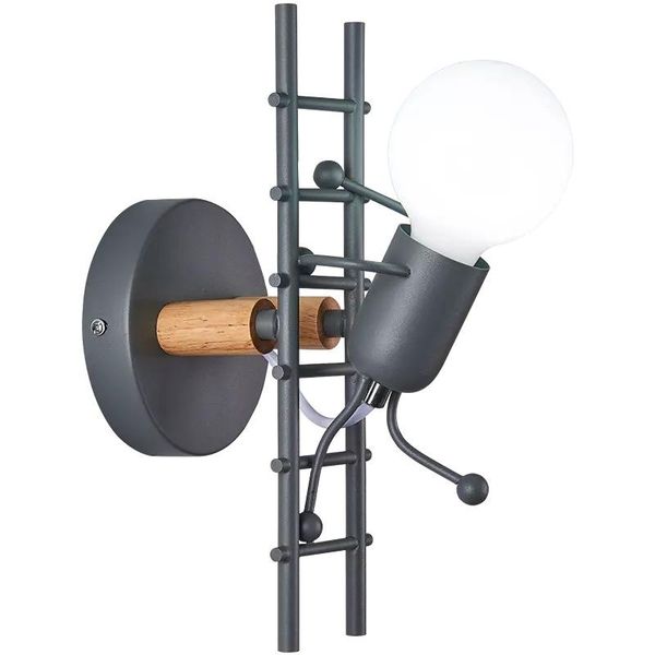 wall lamp nodic creative small man iron lights metal simple cartoon robot sconce lamps for indoor art decor light
wall lamp nodic creative small man iron lights metal simple cartoon robot sconce lamps for indoor art decor light