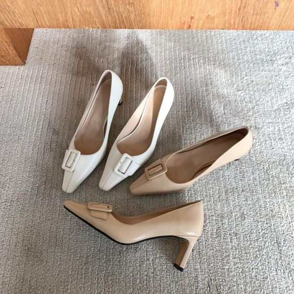 dress shoes ochanmeb hand made women heels natural genuine leather buckle woman pumps beige nude color office, Black
dress shoes ochanmeb hand made women heels natural genuine leather buckle woman pumps beige nude color office, Black