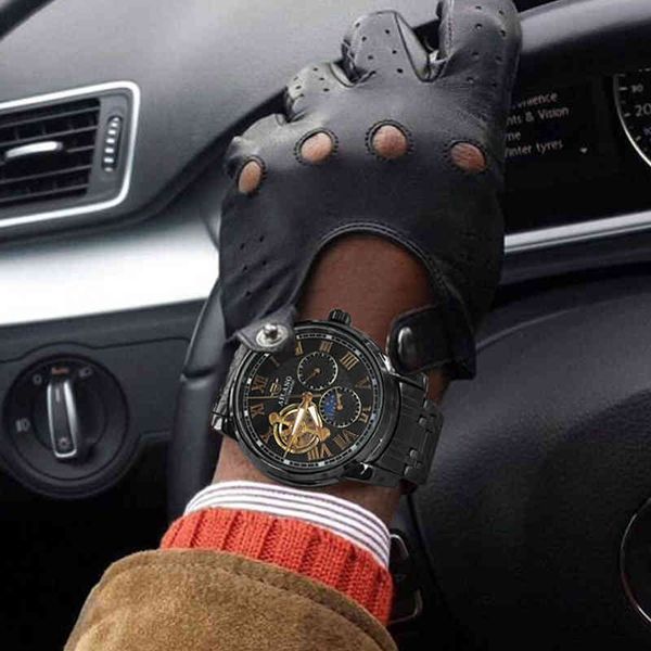 watch ailang 2021 business men automatic luminous clock waterproof mechanical brand relogio masculino, Slivery;brown
watch ailang 2021 business men automatic luminous clock waterproof mechanical brand relogio masculino, Slivery;brown